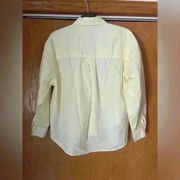 PISTOLA SLOAN OVERSIZED BUTTON DOWN SHIRTButter Yellow - Picture 10 of 10